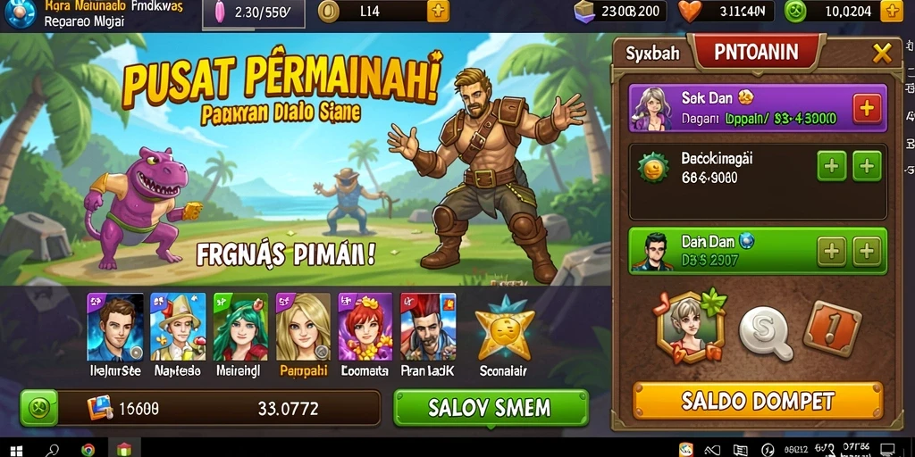 bara22 - Karakter yang dapat disesuaikan sesuai dengan gaya bermain.